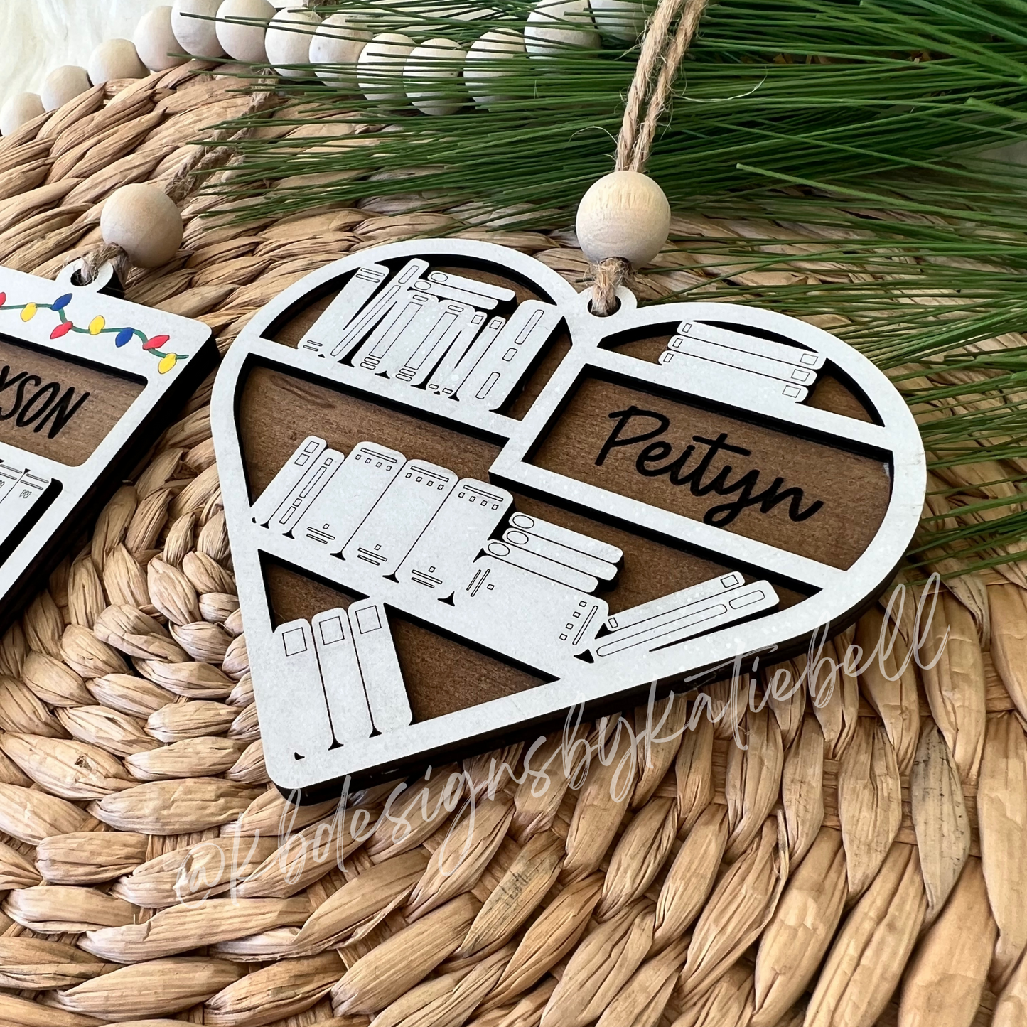 Book Ornament, Book Lover Ornament