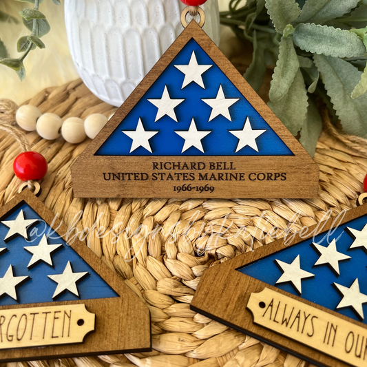 Folded Flag Ornament