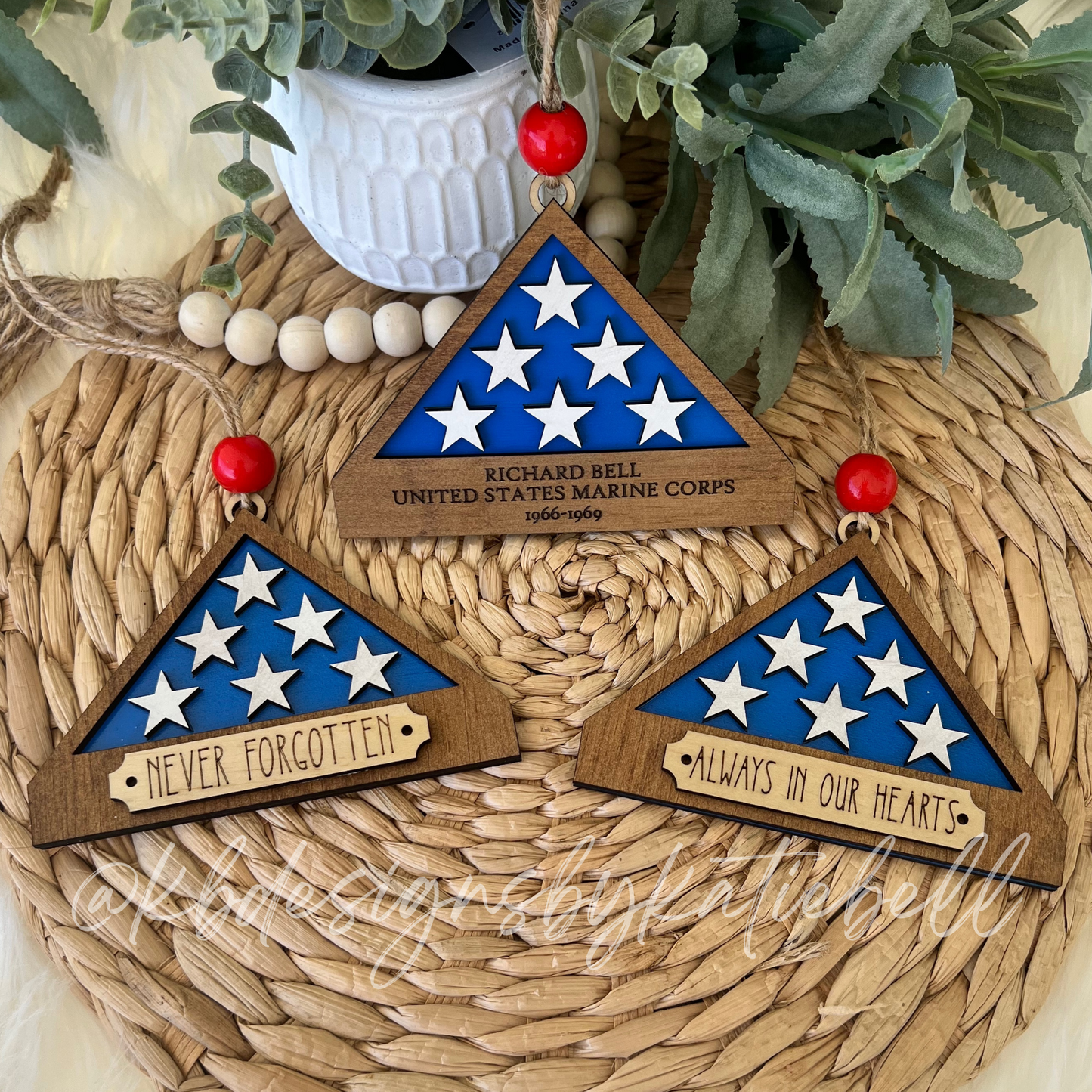 Folded Flag Ornament