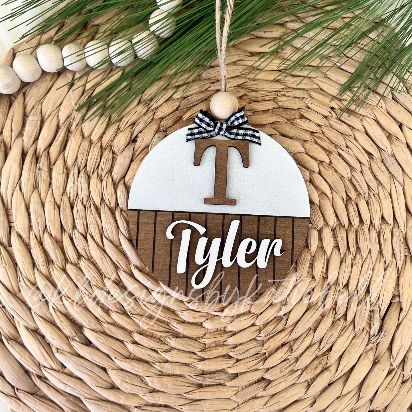 Custom Wooden Shiplap Ornaments