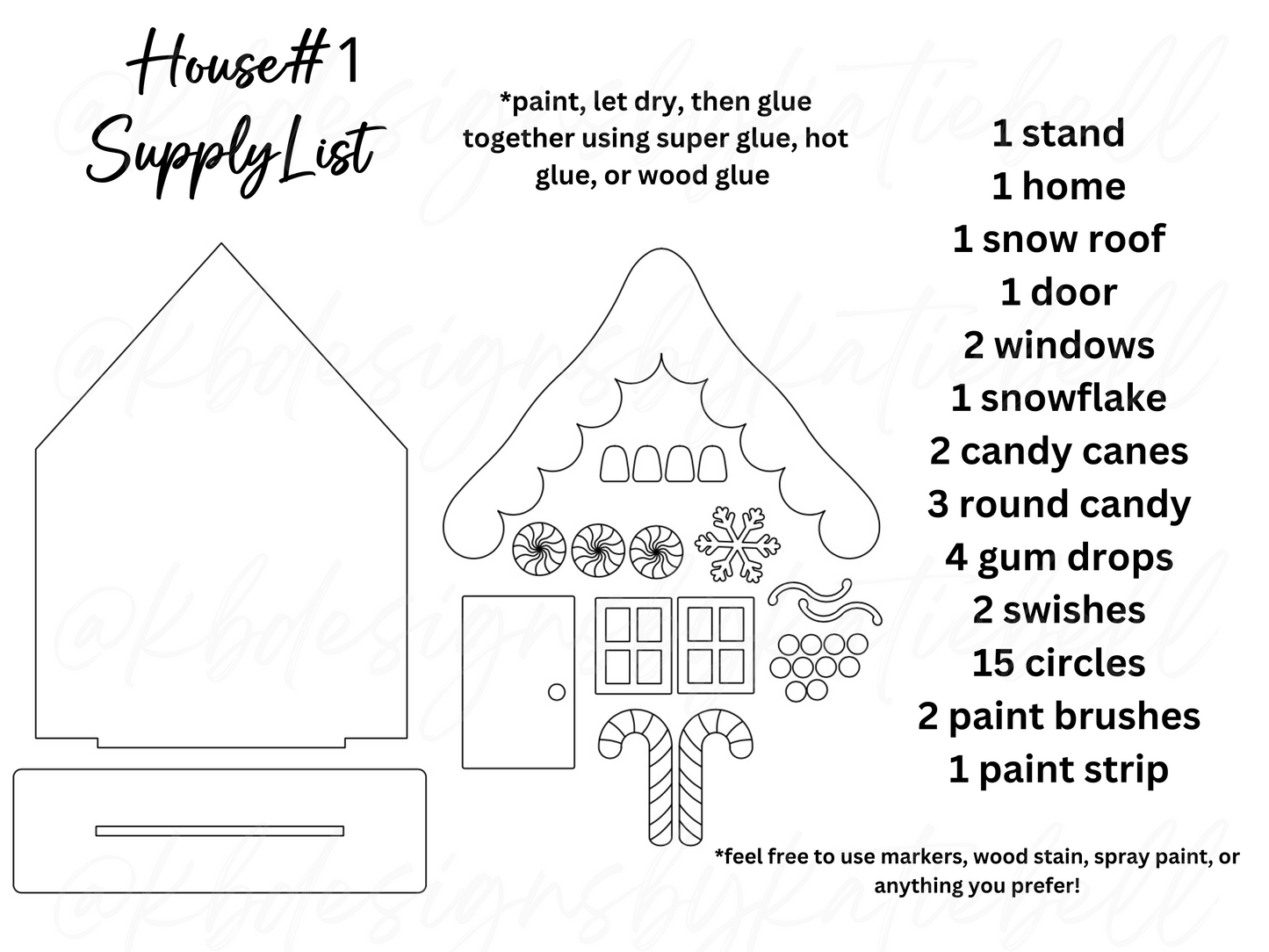 DIY Gingerbread House Kit