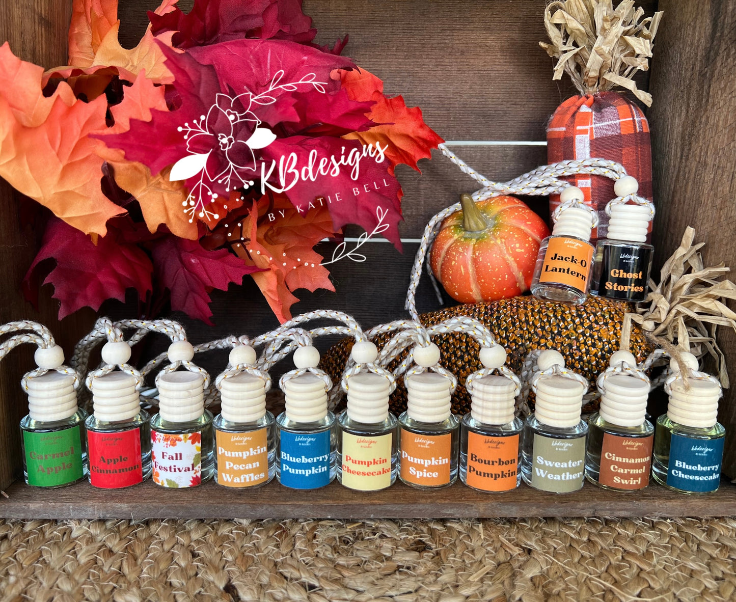 Fall Scented Car Air Freshener & Diffuser