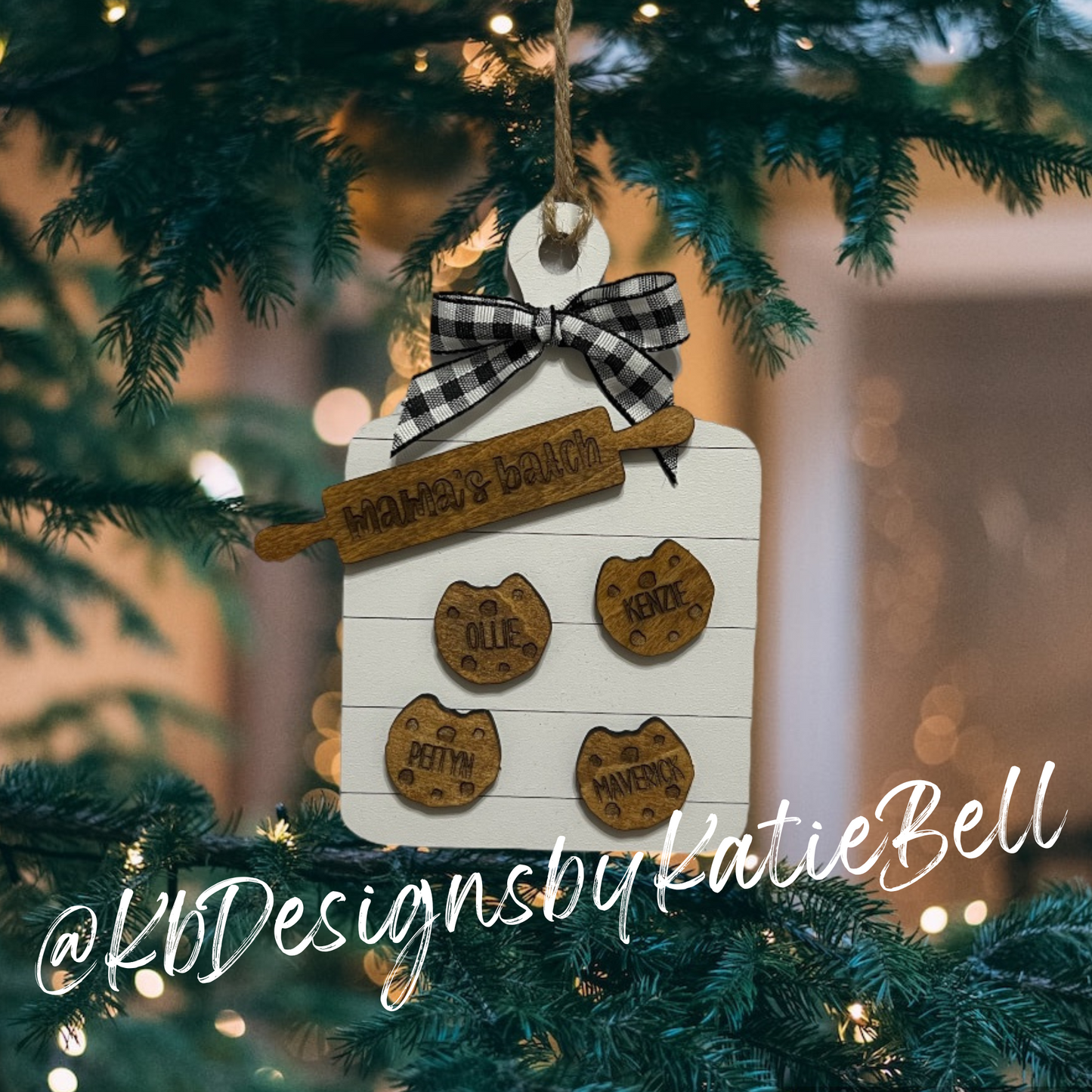 Personalized Family Cookie Ornaments