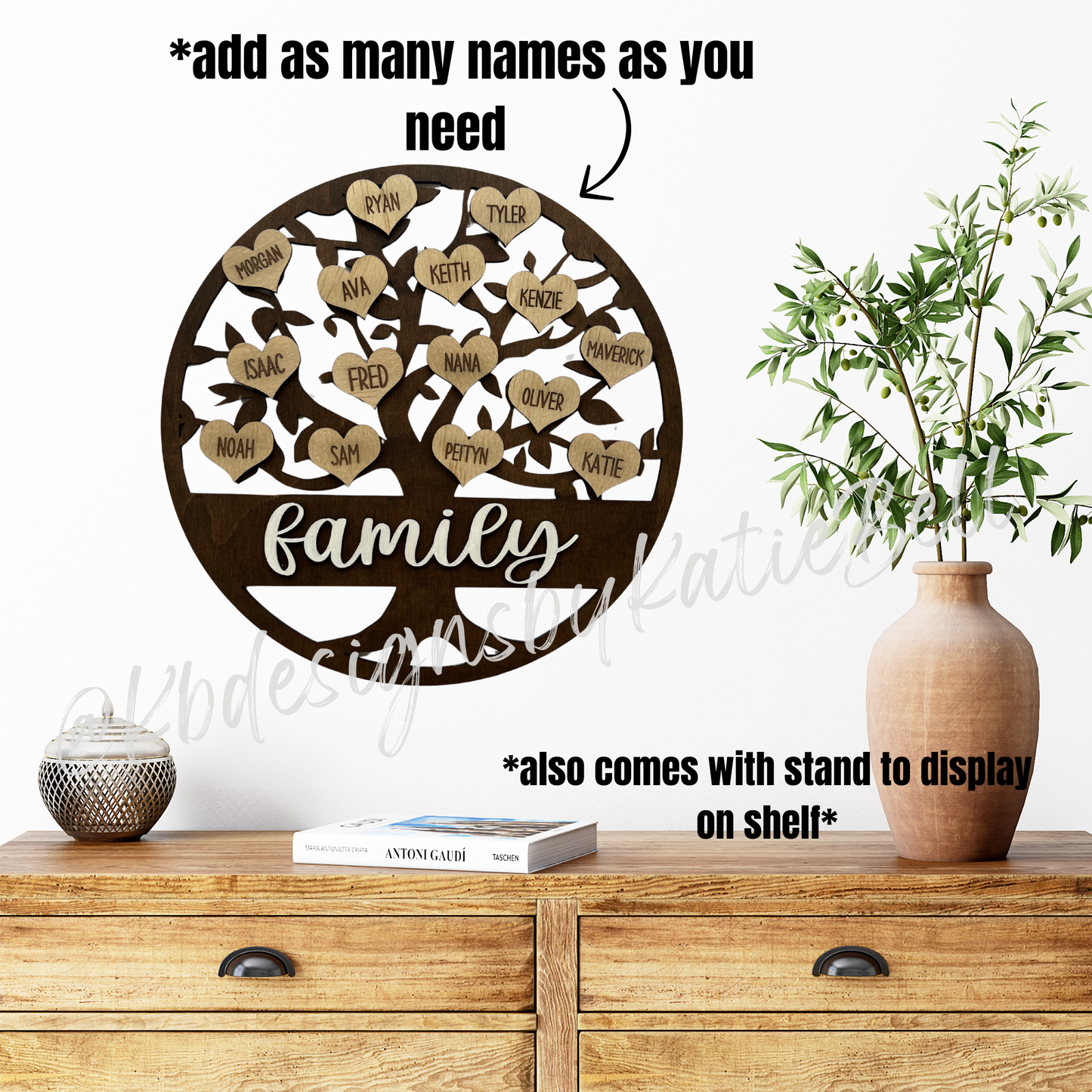 Personalized Family Name Tree